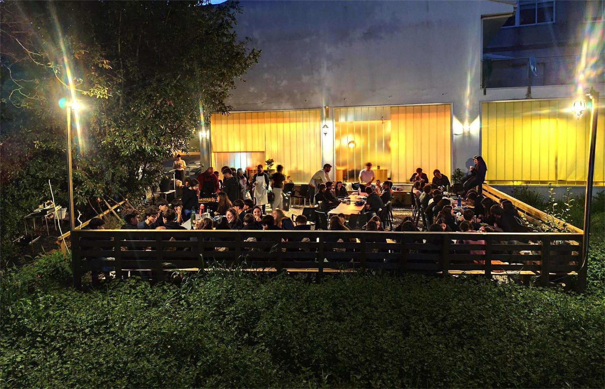 Cruce De Caminos Arzua Hostel ภายนอก รูปภาพ